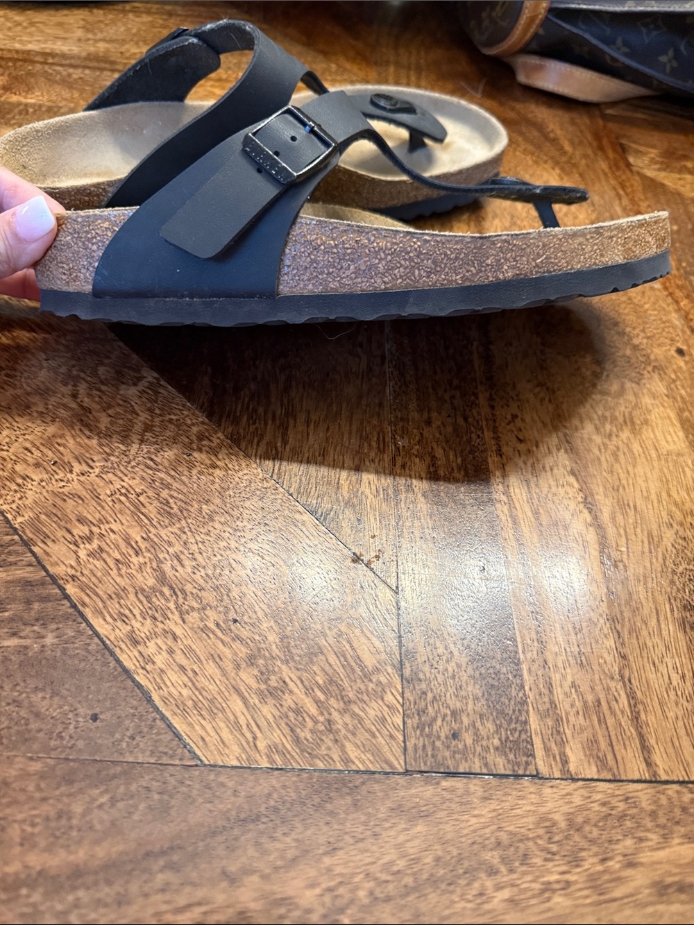 Birkenstock matte Black Gizeh Thong Sandals - Picture 4 of 5